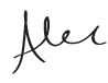 Alec's signature