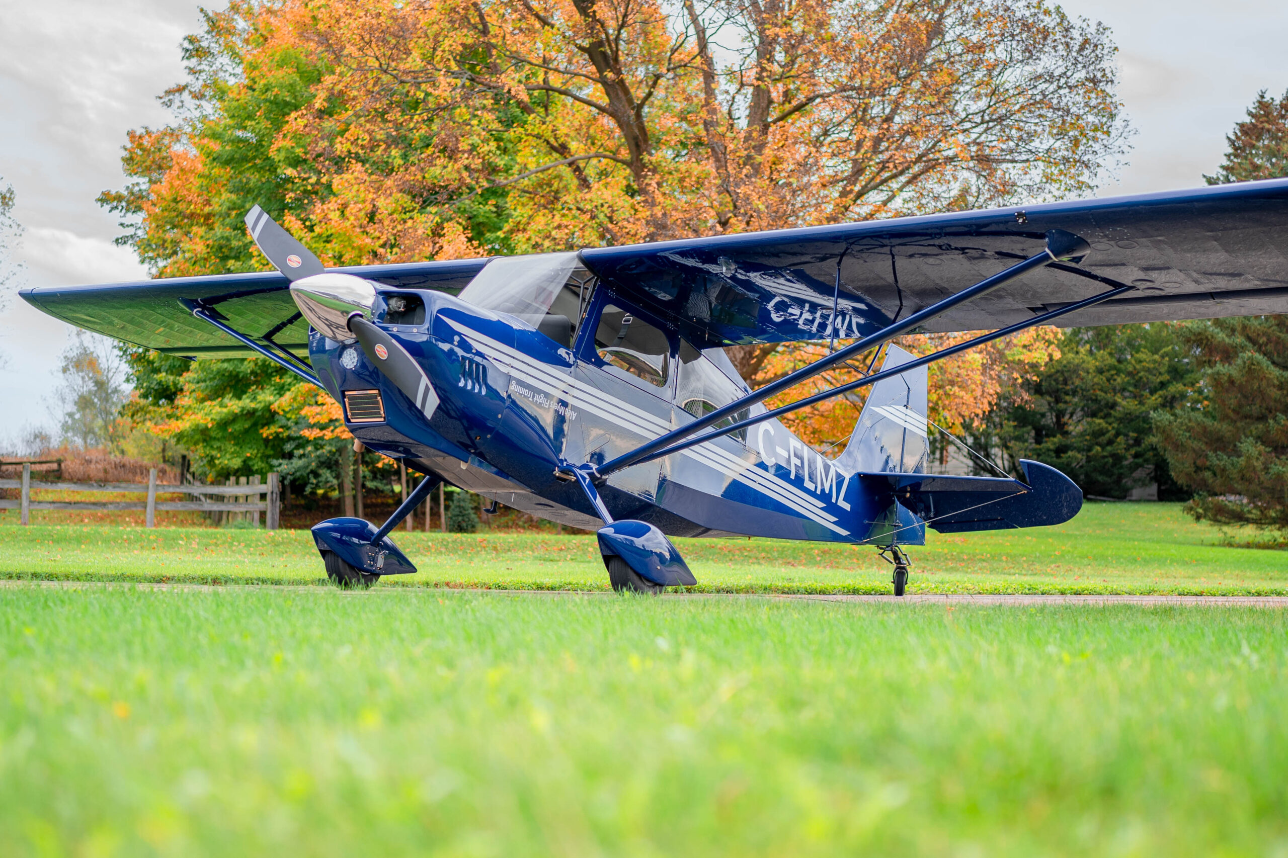 Tailwheel training in downtown Toronto